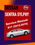 NISSAN SENTRA / SYLPHY B17 2012-2016 Full Manual Set – Repair & Maintenance Manual