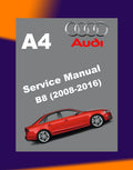 AUDI A4 B8 2008-2016 Full Manual Set – Repair & Maintenance Manual