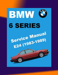 BMW 628/630/633/635 CSI TYPE E24 1983-1989 Full Manual Set – Repair & Maintenance Manual