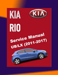 KIA RIO UB/LX 2011-2017 Full Manual Set – Repair & Maintenance Manual