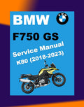 BMW F750GS K80 2018-2023 Full Manual Set – Repair & Maintenance Manual and RIDER'S MANUAL