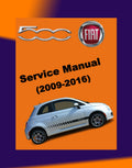FIAT 500 2009-2016 Full Manual Set – Repair & Maintenance Manual