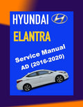 HYUNDAI ELANTRA AD 2016-2020 Full Manual Set – Repair & Maintenance Manual