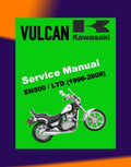 KAWASAKI VULCAN EN500 / LTD 1996-2008 Full Manual Set – Repair & Maintenance Manual
