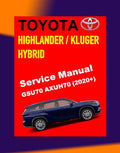 TOYOTA HIGHLANDER / KLUGER HYBRID 2020+ Full Manual Set – ONLINE Repair & Maintenance Manual