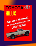 TOYOTA HILUX "SR" N140/150/160/170/190 1997-2005 Full Manual Set – Repair & Maintenance Manual