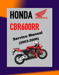 HONDA CBR600RR 2003-2006 Full Manual Set – Repair & Maintenance Manual and Spare Parts Catalog and User Handbook - CBR 600 RR