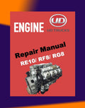 NISSAN UD DIESEL ENGINE RE10 / RF8 TC TD/ RG8 SERVICE REPAIR MANUAL