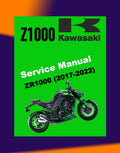 KAWASAKI ZR1000 2017-2022 Full Manual Set – Repair & Maintenance Manual and Spare Parts Catalog