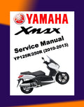 X-MAX YAMAHA XMAX 125/250 YP125R/250R 2010-2013 Full Manual Set – Repair & Maintenance Manual and User Handbook
