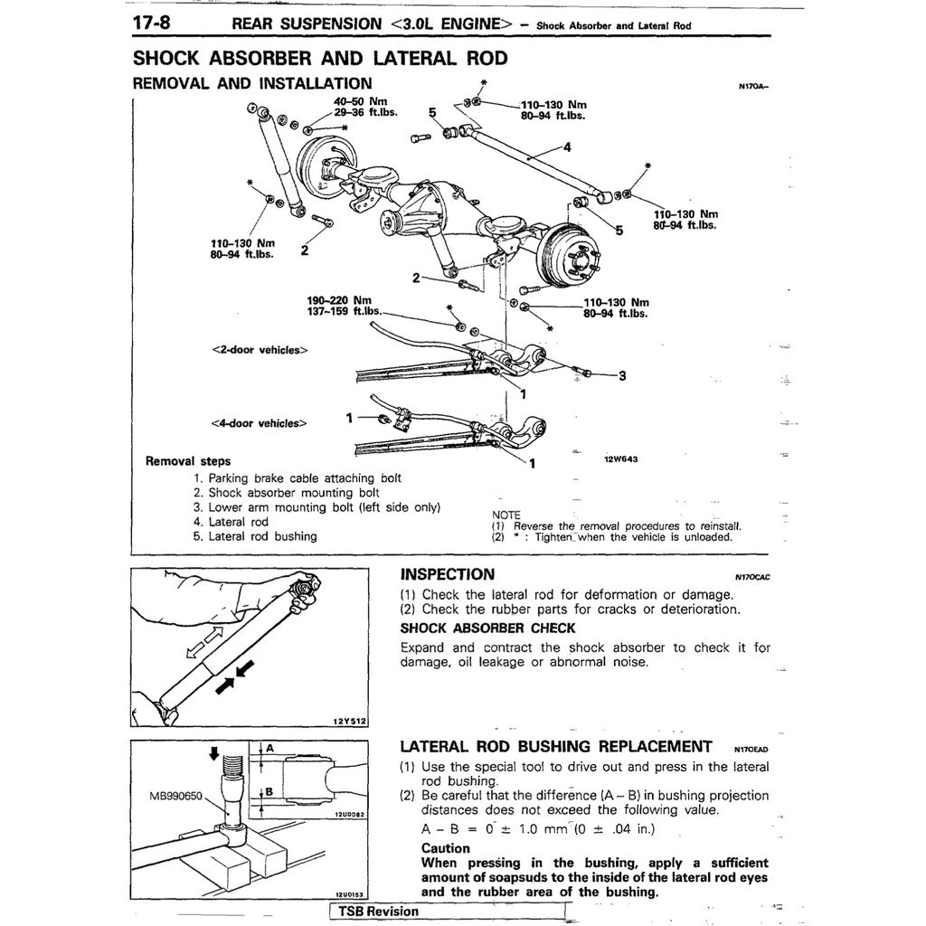 MITSUBISHI PAJERO L040 1982-1991 Full Manual Set – Repair & Maintenance Manual