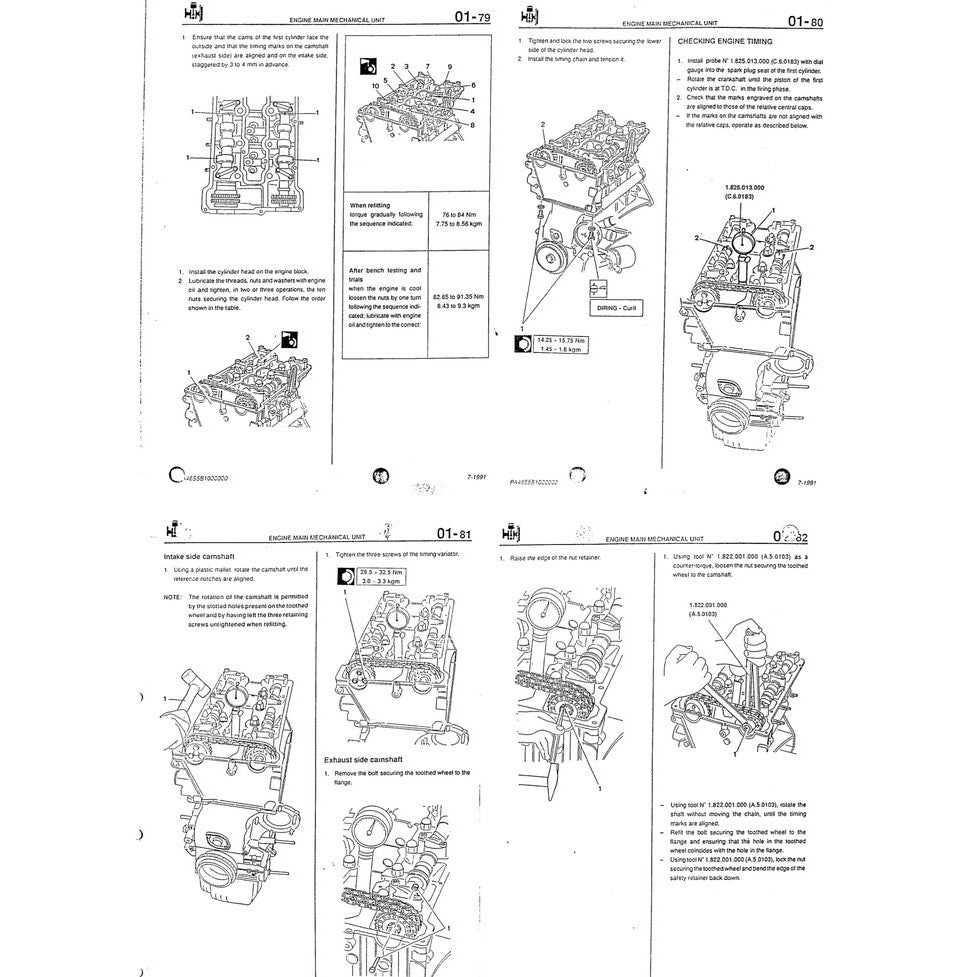 ALFA ROMEO 155 TYPE 167 1992-1997 Full Manual Set – SERVICE REPAIR WORKSHOP MANUAL