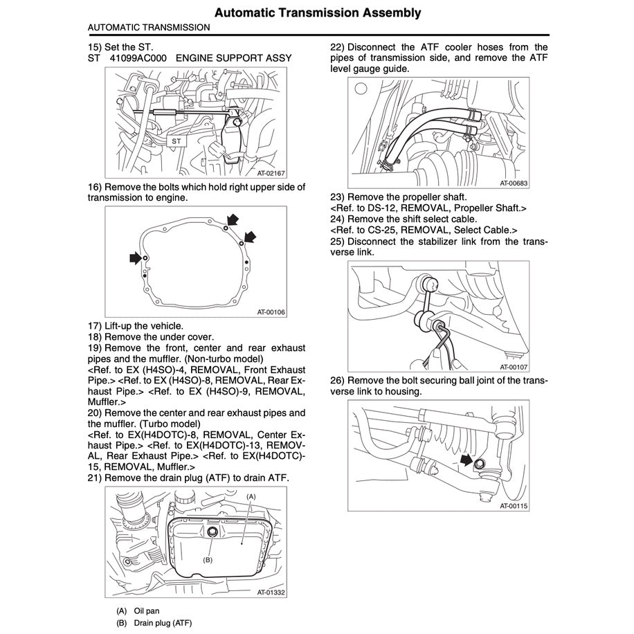 SUBARU FORESTER SG 2002-2008 Full Manual Set – Repair & Maintenance Manual