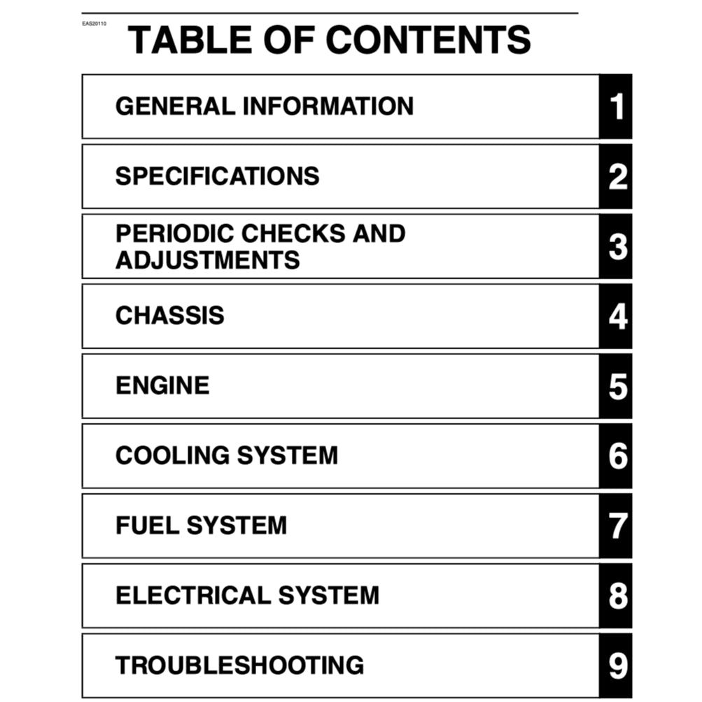 YAMAHA YZF-R6 V Full Manual Set – (2006-2007) Repair & Maintenance Manual and Spare Parts Catalog and User Handbook