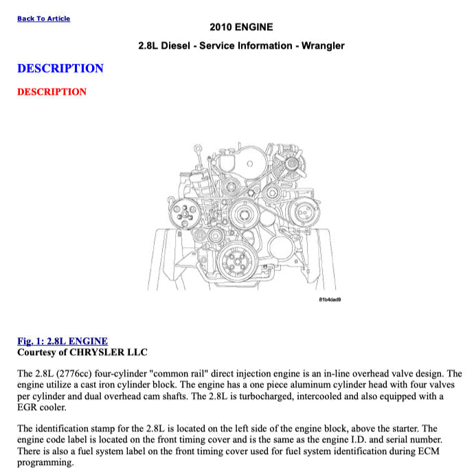 JEEP WRANGLER JK 2007-2017 Full Manual Set – Repair & Maintenance Manual and Spare Parts Catalog