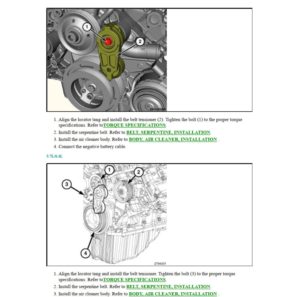 DODGE CHARGER LD 2015-2021 Full Manual Set – Repair & Maintenance Manual