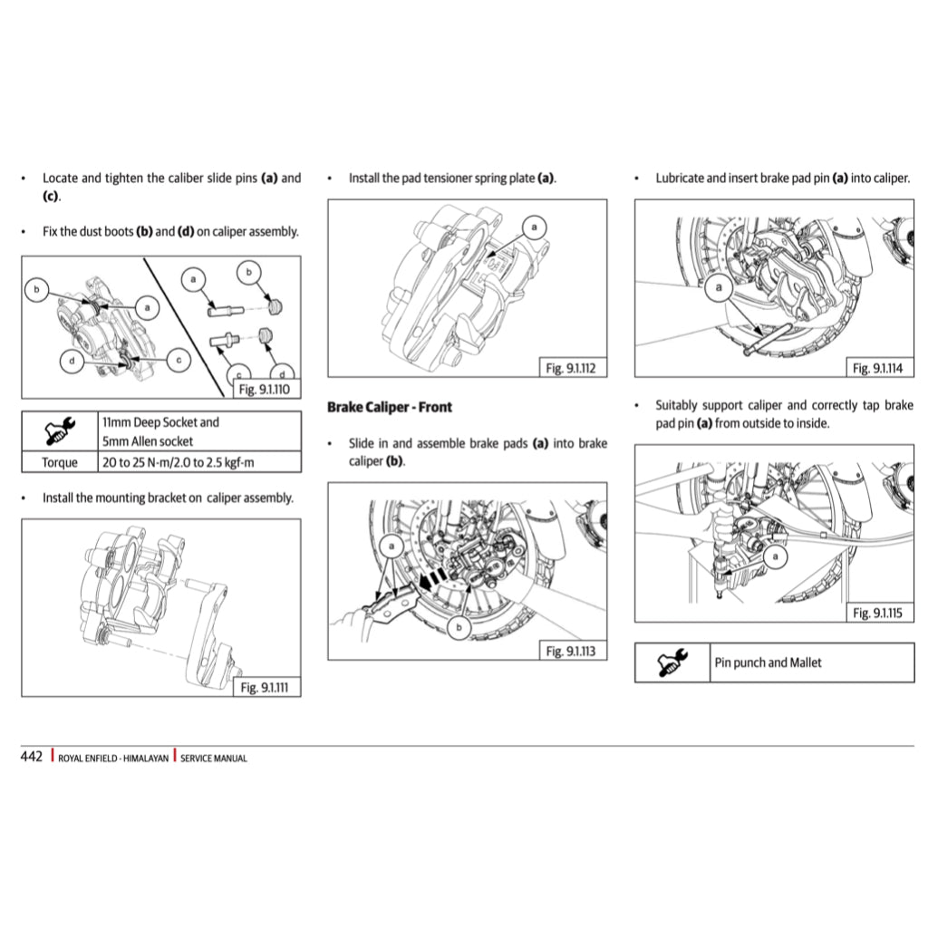 ROYAL ENFIELD NEW HIMALAYAN 450 2024+ Full Manual Set – Repair & Maintenance Manual and User Handbook