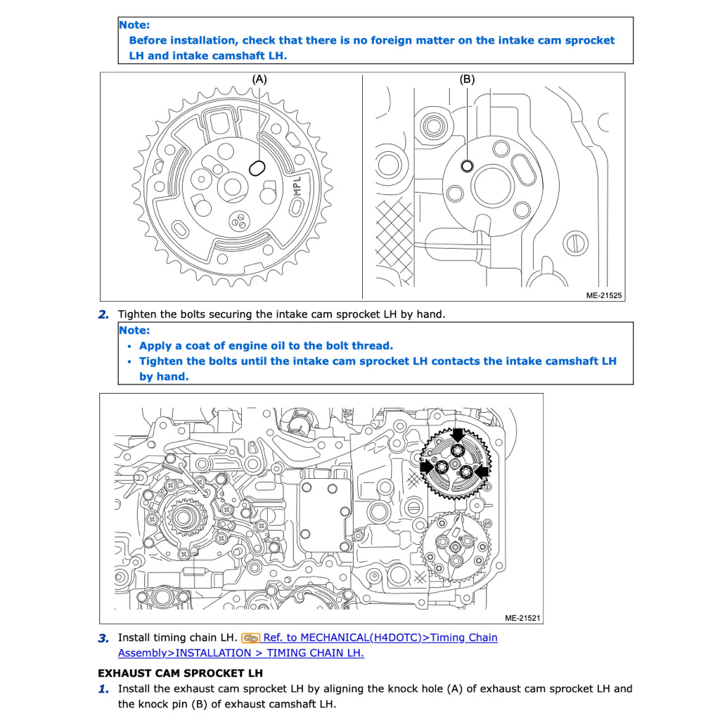 SUBARU WRX VB 2022+ Full Manual Set – Repair & Maintenance Manual