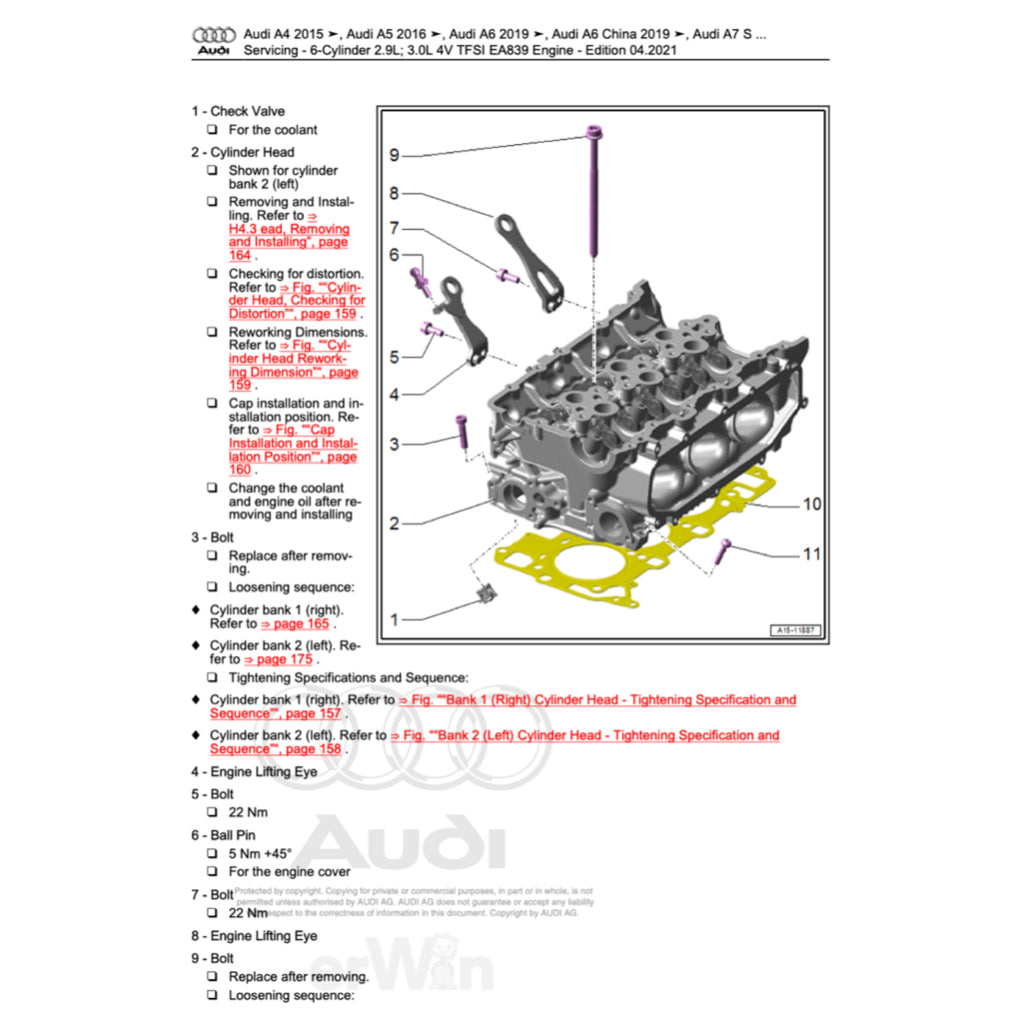 AUDI A7 4K8 2018+ Full Manual Set – Repair & Maintenance Manual