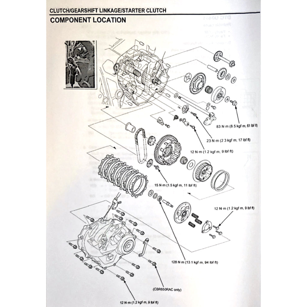 HONDA CB650R RH17 2024+ Full Manual Set – Repair & Maintenance Manual